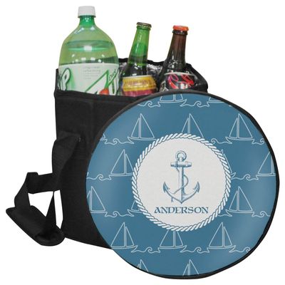 RNK Shops Personalized Rope Sail Boats Collapsible Cooler & Seat