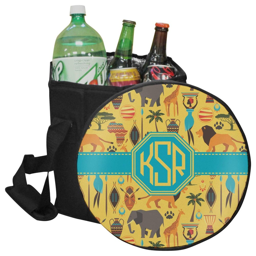 YouCustomizeIt Personalized African Safari Collapsible Cooler & Seat