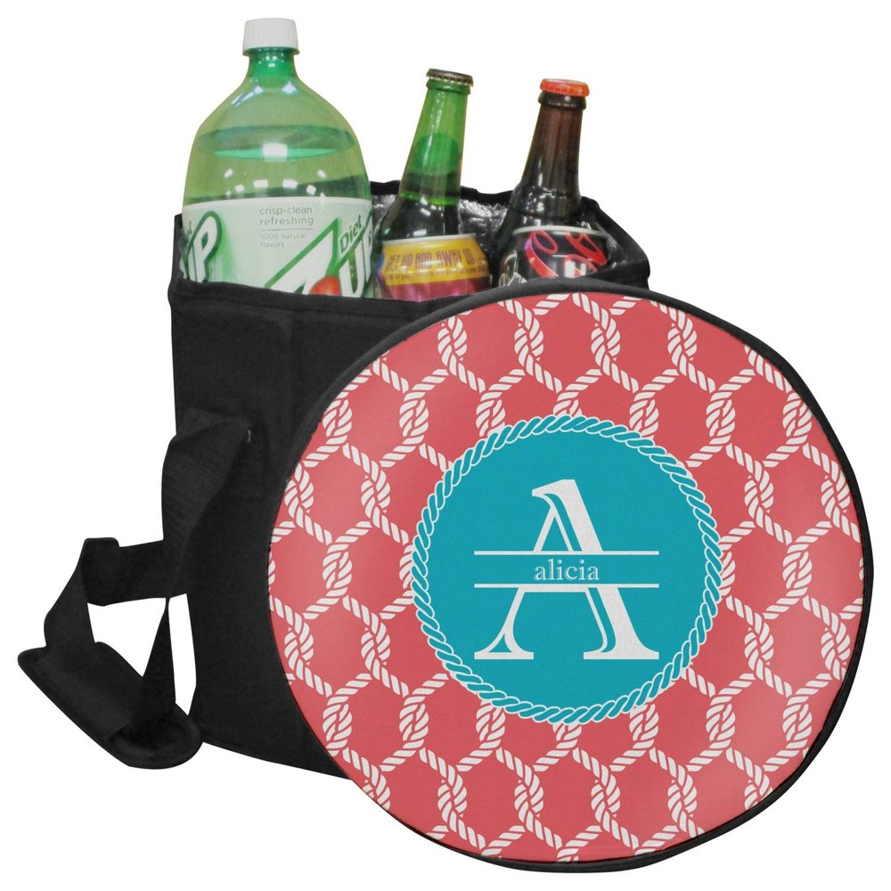 YouCustomizeIt Personalized Linked Rope Collapsible Cooler & Seat