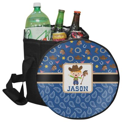 YouCustomizeIt Personalized Blue Western Collapsible Cooler & Seat
