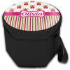 YouCustomizeIt Personalized Pink Monsters & Stripes Collapsible Cooler & Seat view 2