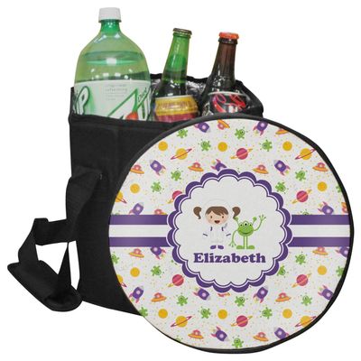YouCustomizeIt Personalized Girls Space Themed Collapsible Cooler & Seat