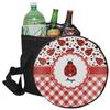 YouCustomizeIt Personalized Ladybugs & Gingham Collapsible Cooler & Seat view 1