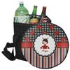 YouCustomizeIt Personalized Ladybugs & Stripes Collapsible Cooler & Seat view 1