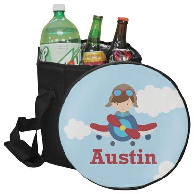 YouCustomizeIt Personalized Airplane & Pilot Collapsible Cooler & Seat