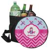 YouCustomizeIt Personalized Airplane Theme - for Girls Collapsible Cooler & Seat view 1