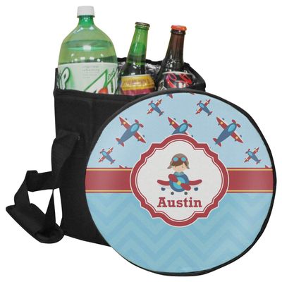 RNK Shops Personalized Airplane Theme Collapsible Cooler & Seat