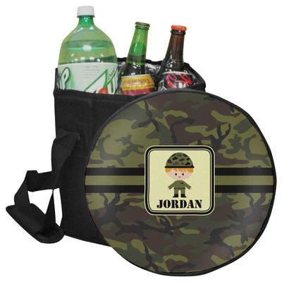 YouCustomizeIt Personalized Green Camo Collapsible Cooler & Seat