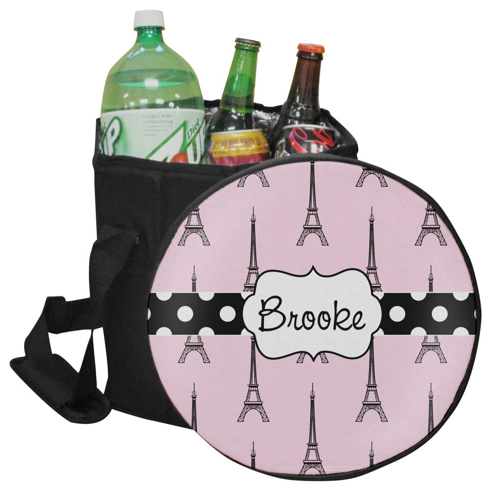 RNK Shops Personalized Eiffel Tower Collapsible Cooler & Seat