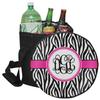 YouCustomizeIt Personalized Zebra Print Collapsible Cooler & Seat view 1