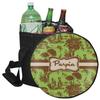 YouCustomizeIt Personalized Green & Brown Toile Collapsible Cooler & Seat view 1