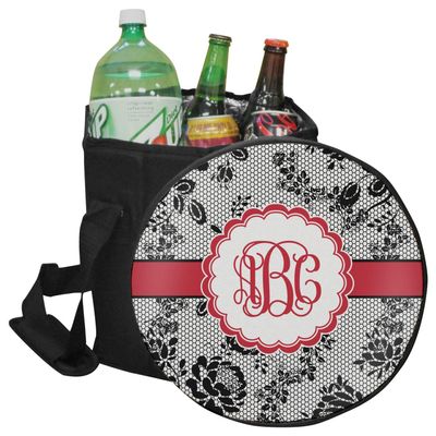 YouCustomizeIt Personalized Black Lace Collapsible Cooler & Seat
