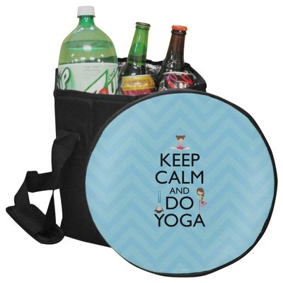 YouCustomizeIt Keep Calm & Do Yoga Collapsible Cooler & Seat