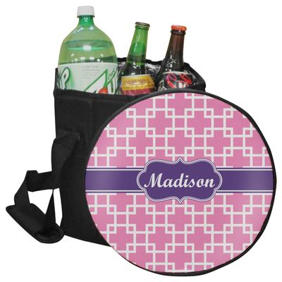 YouCustomizeIt Personalized Linked Squares Collapsible Cooler & Seat