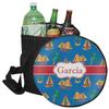 YouCustomizeIt Personalized Boats & Palm Trees Collapsible Cooler & Seat view 1