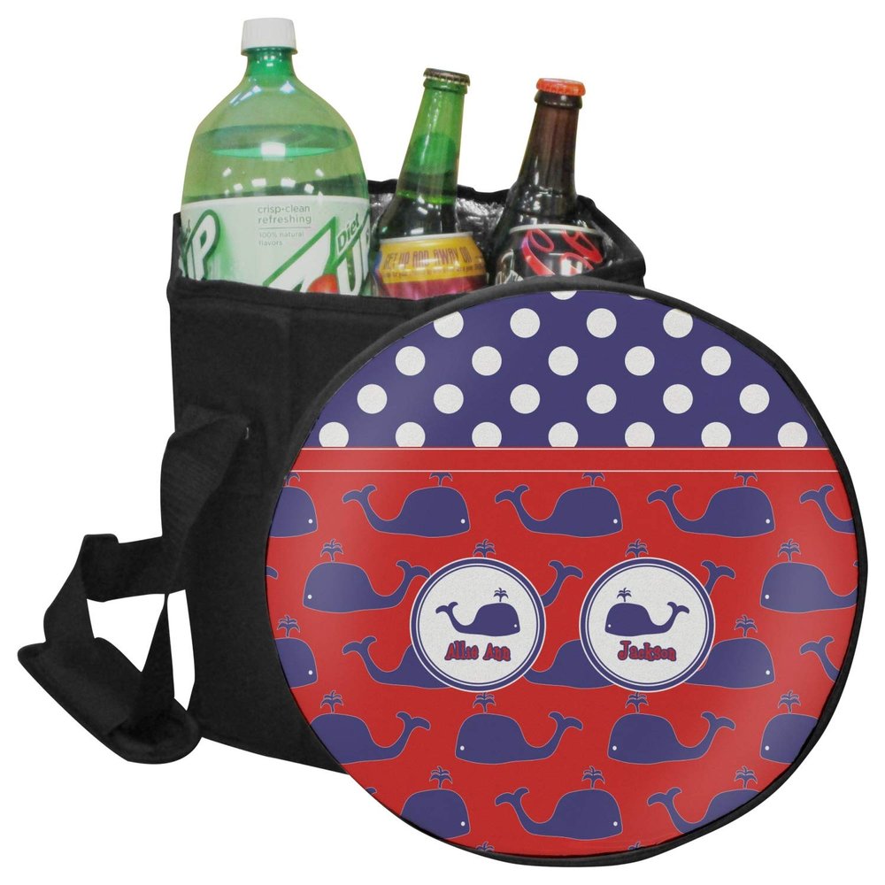 YouCustomizeIt Personalized Whale Collapsible Cooler & Seat