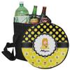 YouCustomizeIt Personalized Honeycomb, Bees & Polka Dots Collapsible Cooler & Seat view 1