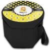 YouCustomizeIt Personalized Honeycomb, Bees & Polka Dots Collapsible Cooler & Seat view 2