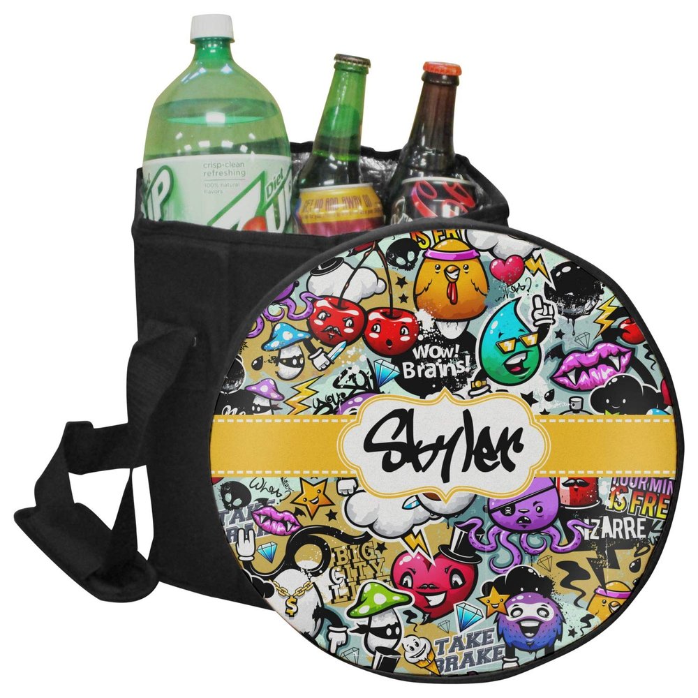 YouCustomizeIt Personalized Graffiti Collapsible Cooler & Seat