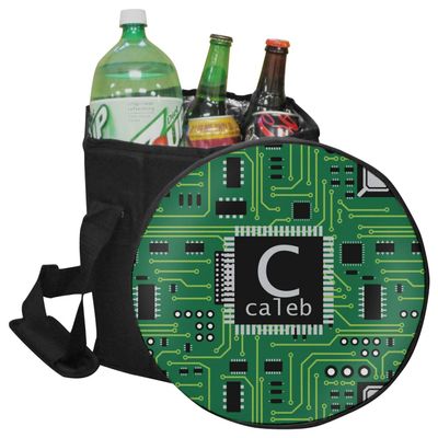 YouCustomizeIt Personalized Circuit Board Collapsible Cooler & Seat
