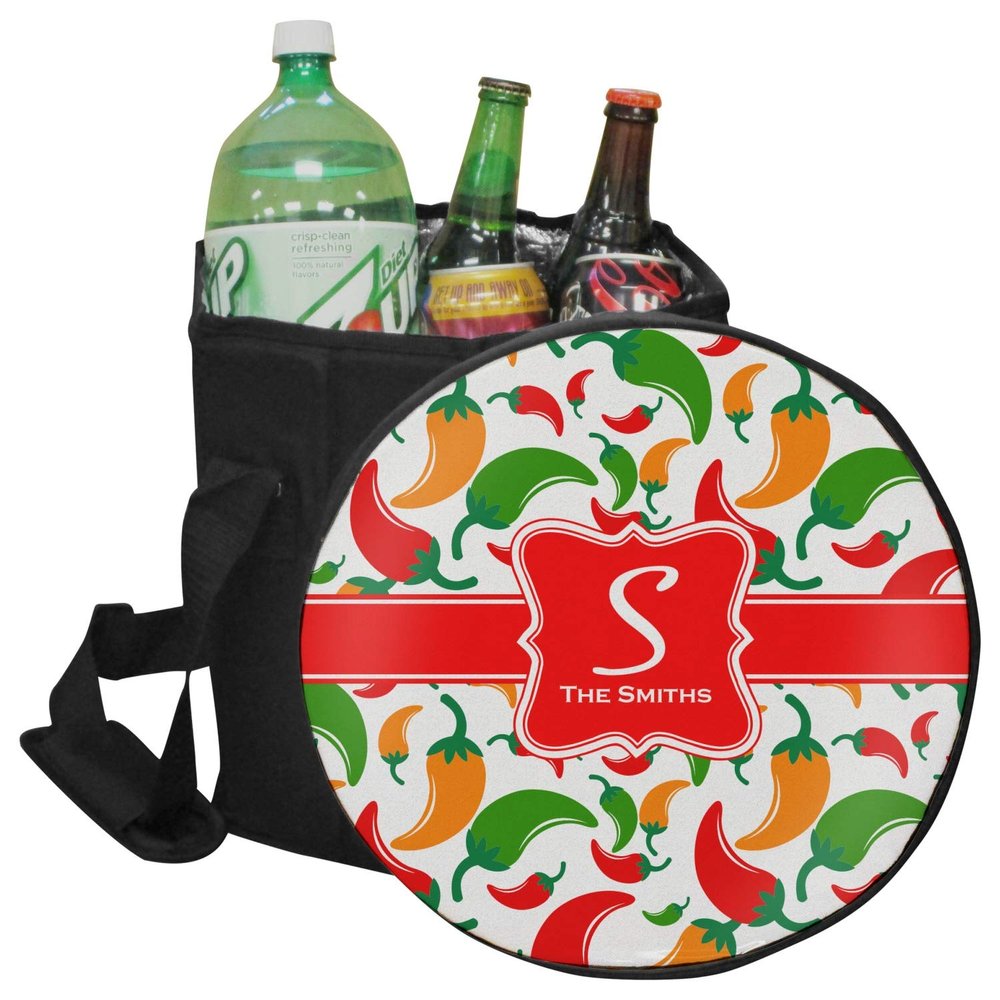 YouCustomizeIt Personalized Colored Peppers Collapsible Cooler & Seat