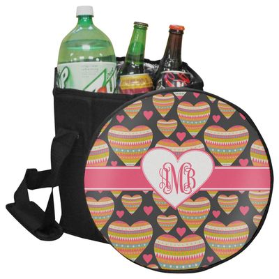 YouCustomizeIt Personalized Hearts Collapsible Cooler & Seat