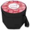 YouCustomizeIt Personalized Coral Collapsible Cooler & Seat view 2