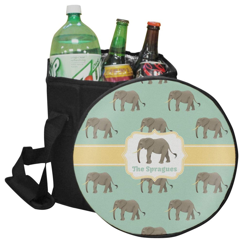 YouCustomizeIt Personalized Elephant Collapsible Cooler & Seat