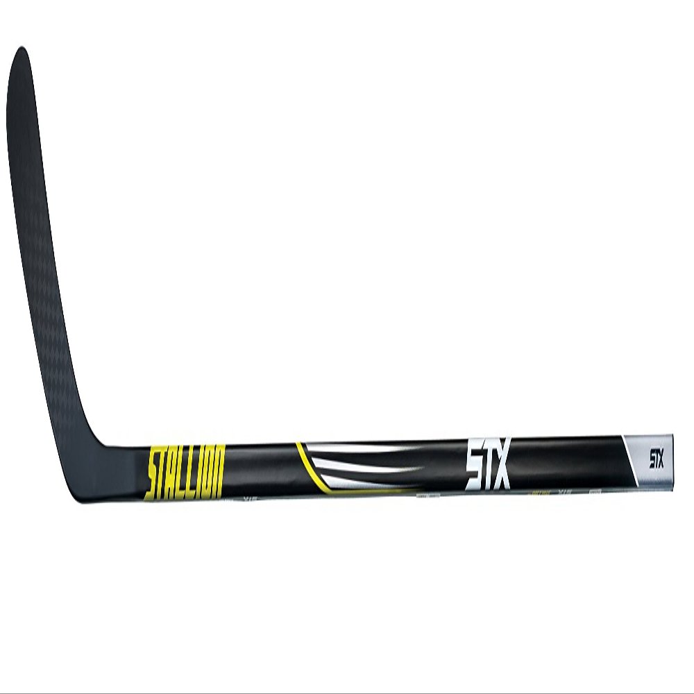 STX Stallion 300 Intermediate Ice Hockey Stick with 60 Flex and X88 Blade, Left Hand, Black/Yellow, 58"