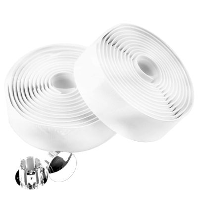 M Part Primo Anti-Slip bar Tape with Shock-absorbant Silicone Gel, White