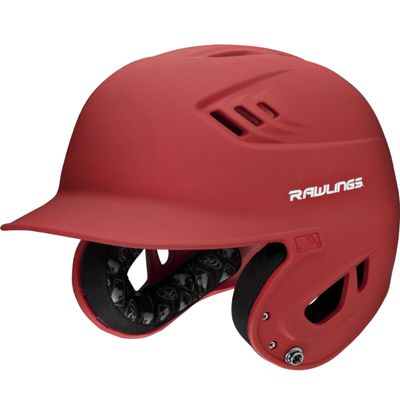 Rawlings | R16 VELO Baseball Batting Helmet | Junior (6 3/8" - 7 1/8") | Matte Scarlet