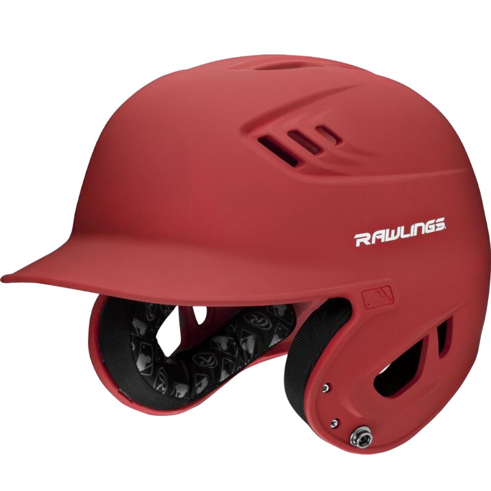 Rawlings | R16 VELO Baseball Batting Helmet | Junior (6 3/8" - 7 1/8") | Matte Scarlet