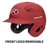 Rawlings | R16 VELO Baseball Batting Helmet | Junior (6 3/8" - 7 1/8") | Matte Scarlet view 2