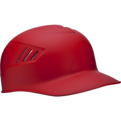 Rawlings | COOLFLO Base Coach Helmet | Skull Cap | Matte Scarlet | Large (7 3/8" - 7 1/2")