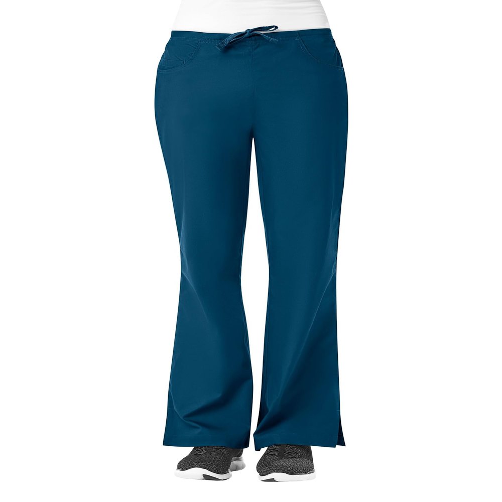 Maevn Core Womens Classic Flare Pant Caribbean Blue