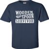 Go All Out XXXX-Large Navy Blue Adult Wooden Spoon Survivor Funny T-Shirt view 1