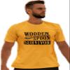 Go All Out Small Gold Adult Wooden Spoon Survivor Funny T-Shirt view 3