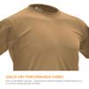 HAZARD 4 Battle-T(Tm) Quickdry Patch T-Shirt - Coyote Tan (Small) view 4