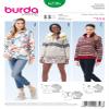 Burda Young 6726 Sweatshirt Sizes 6-16 view 1