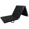 Nova Microdermabrasion Folding Gymnastics Mat with Handles - Tri-Fold Exercise Panel for MMA, Yoga, Stretching, and Fitness (6'x2'x2', No-Slip) view 3