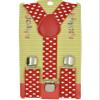 CUTE Baby Toddler Kids Children Boys Red Polka Dot Elastic Suspender & Bow Tie Set view 2