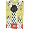 CUTE Baby Toddler Kids Children Boys"White" Polka Dot Elastic Suspender & Bow Tie Set view 2
