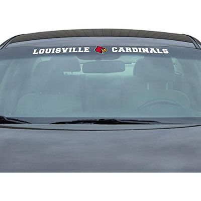 FANMATS 61521 NCAA - Nebraska Cornhuskers Sun Stripe Windshield Decal 3.25 in. x 34 in. - Great Gift for Sports Fans - Works On Hard Surfaces - for Homes, Cars, Trucks, SUVs.