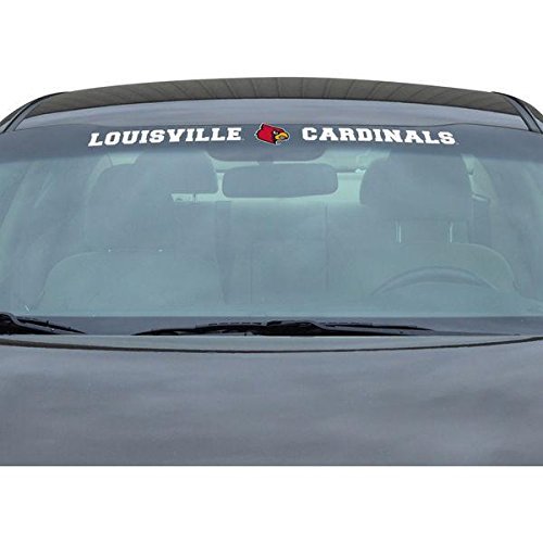FANMATS 61521 NCAA - Nebraska Cornhuskers Sun Stripe Windshield Decal 3.25 in. x 34 in. - Great Gift for Sports Fans - Works On Hard Surfaces - for Homes, Cars, Trucks, SUVs.