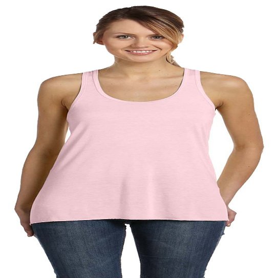 Bella Canvas Flowy Racerback Tank (B8800) Soft Pink, XS