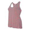 Bella Canvas Flowy Racerback Tank (B8800) Streight Athletic Heather/Neon Pink, XS view 3