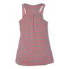 Bella Canvas Flowy Racerback Tank (B8800) Streight Athletic Heather/Neon Pink, XS view 4