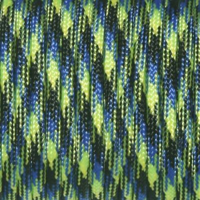 1pcs 100ft 550 Paracord Parachute Cord Lanyard Mil Spec Type III 7 Strand Core Dark Blackish Green Camo(Dark Blackish Green Camo)