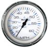 Faria Chesapeake White Stainless Steel Gauges - Ches WHTE SS Speed 60MPH 33811 Speedomete view 1