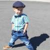 Born to Love Baby Boys Hat Navy Driver Cap Boys Tweed Page Baby Kids Cap Hat 52cm 2 to 3 yrs SM Navy Driver, Toddler view 2